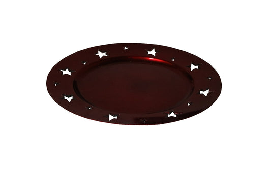 Underplate Red with Stars