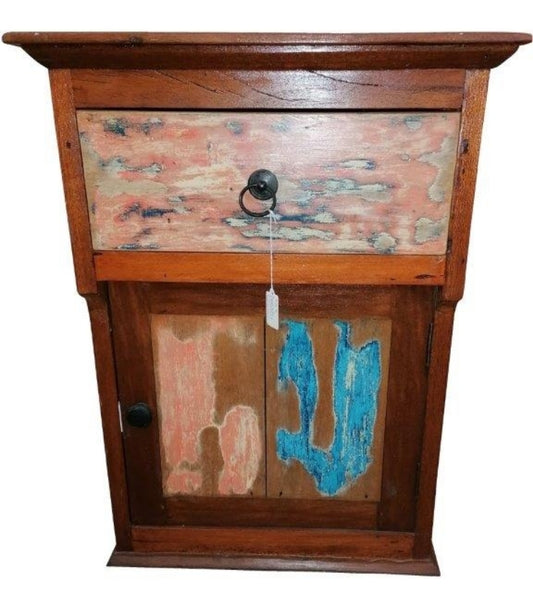 Bedside cupboard Shabby Chic 1 drawer 1 door