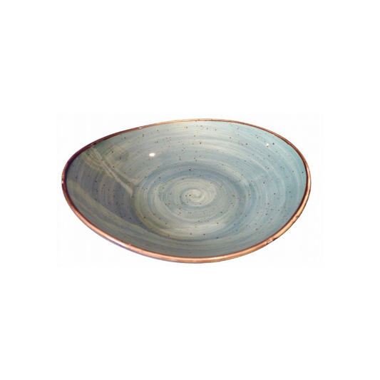 Bowl Oval Tapered Turq