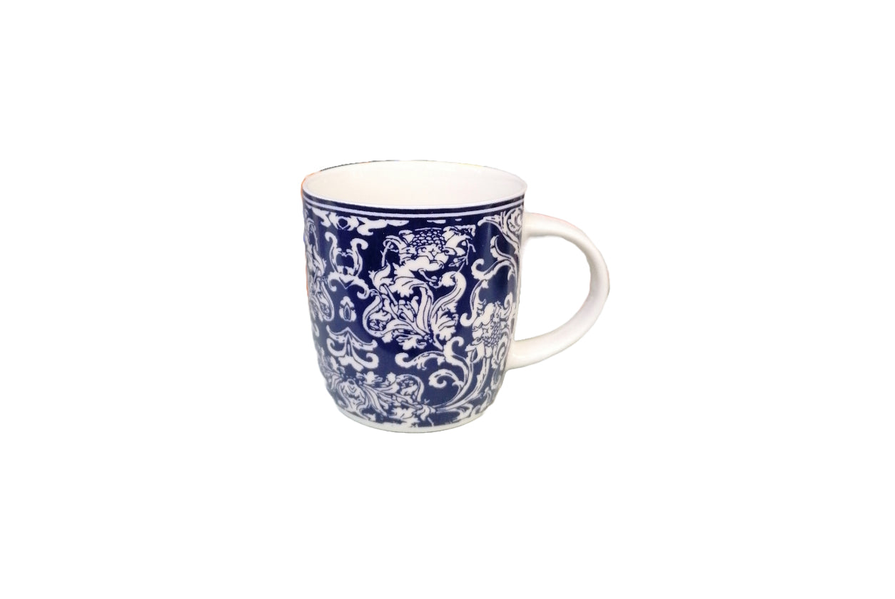 Mug with design blue