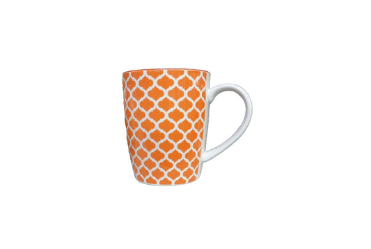 Mug with pattern orange