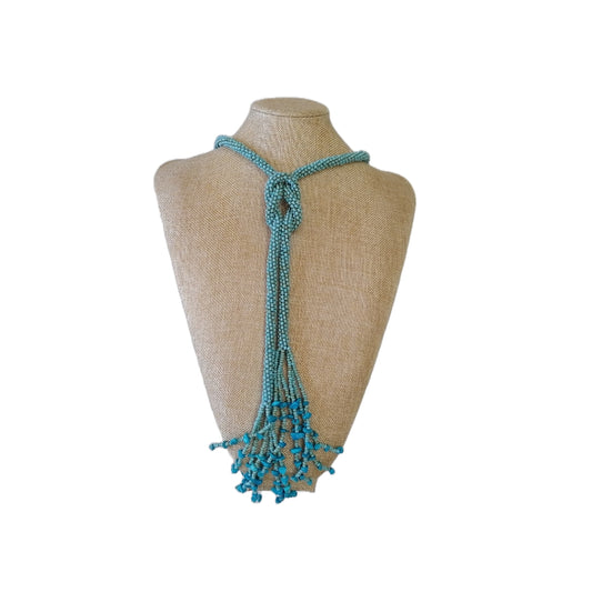 Necklace with Blue Beads