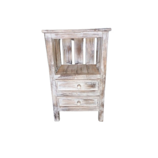 Wooden Bedside Table H70XW45XD32cm