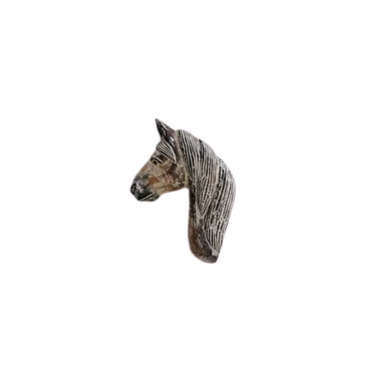 Wall Piece Wooden Horse Head Small