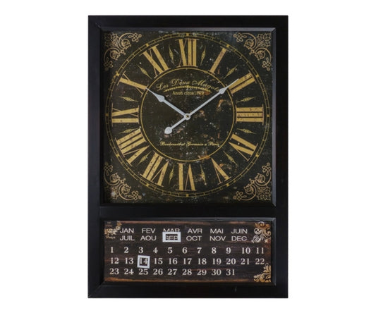 Wall clock & calendar