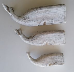 Whale Wooden Medium 40cm